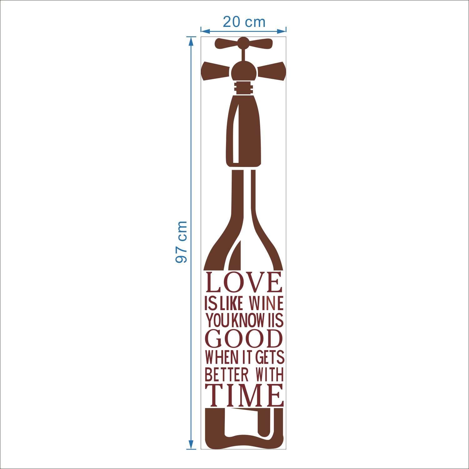 Decalmile Love Is Like Wine Quotes And Sayings Bottle Wall Stickers Removable Wall Decals Murals For Kitchen Dining Room